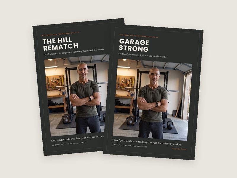 Covers of Garage Strong and The Hill Rematch